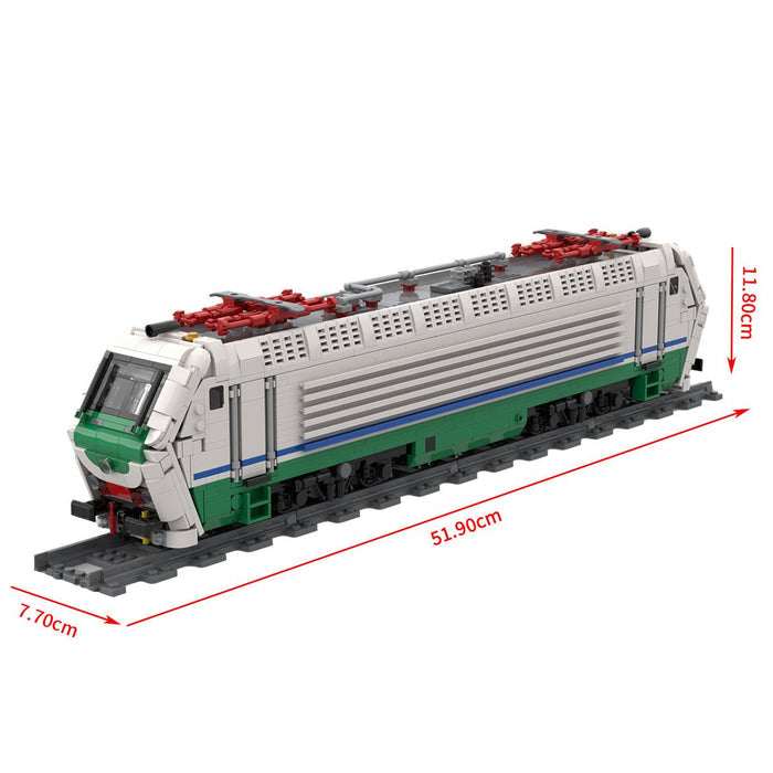 Italy State Railway Class Locomotive Building Blocks - LesDiy - Locomotive -