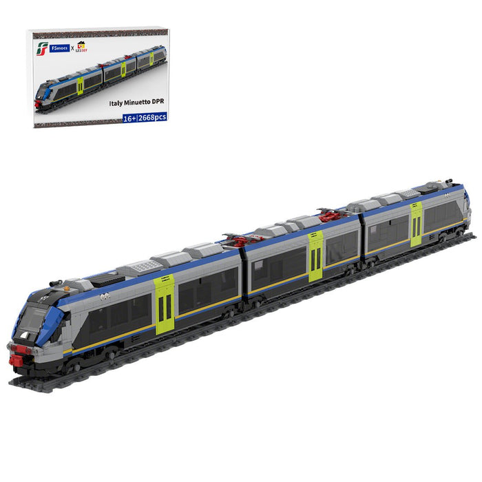 Italy Trianset Minuetto DPR Building Blocks - LesDiy - Locomotive -