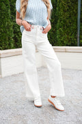 Just Black Patch Pocket Wide Leg Jeans