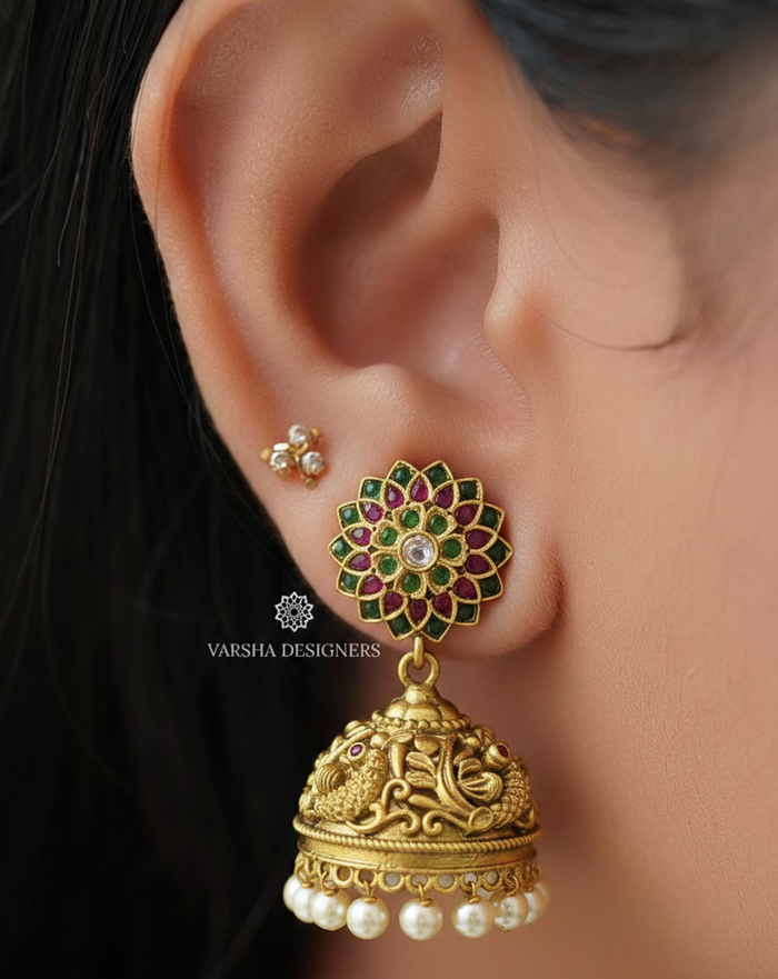 Kemp Antique Jhumkas