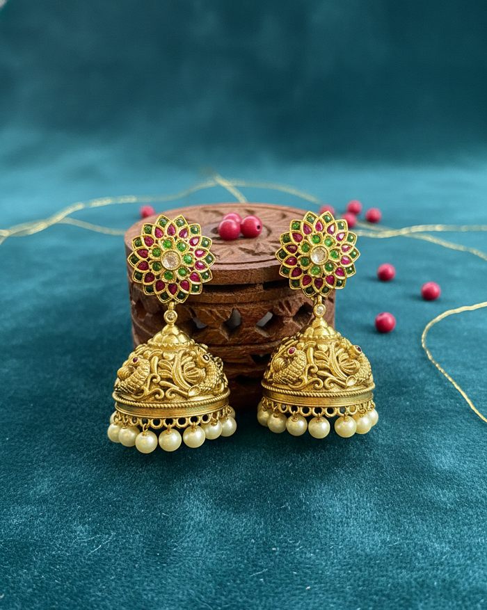 Kemp Antique Jhumkas