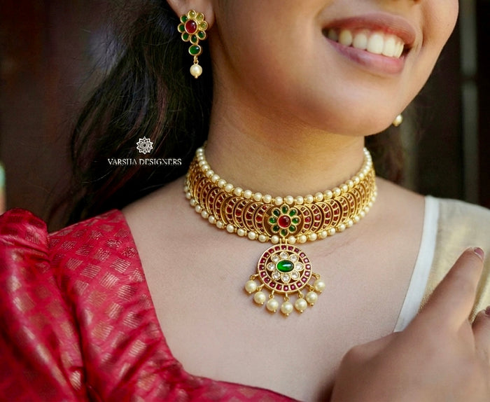 Kemp & Pearl Choker
