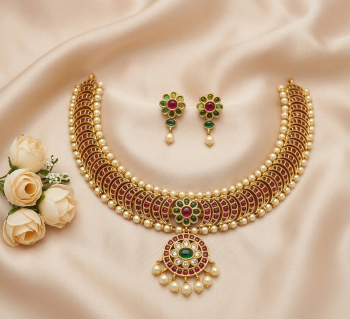 Kemp & Pearl Choker