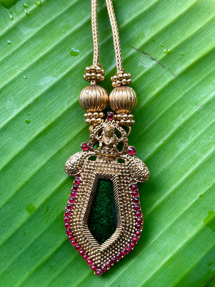 Gold Finish Nagapadam Pendant Chain