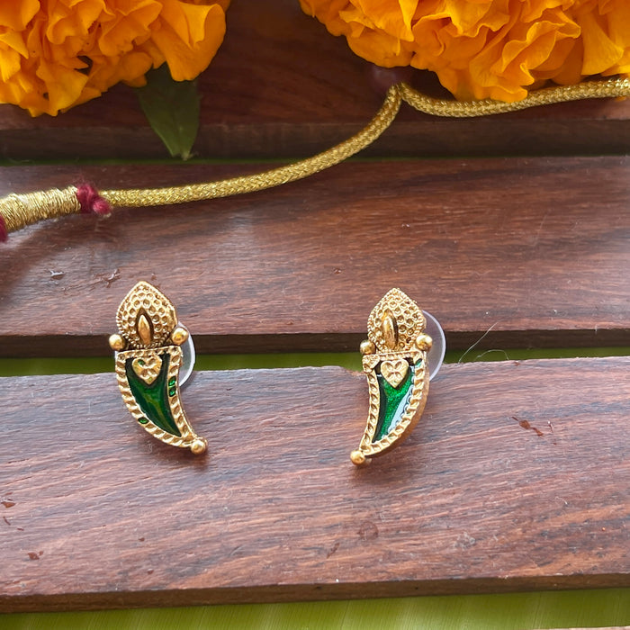 Kerala Style Palakka Necklace Set