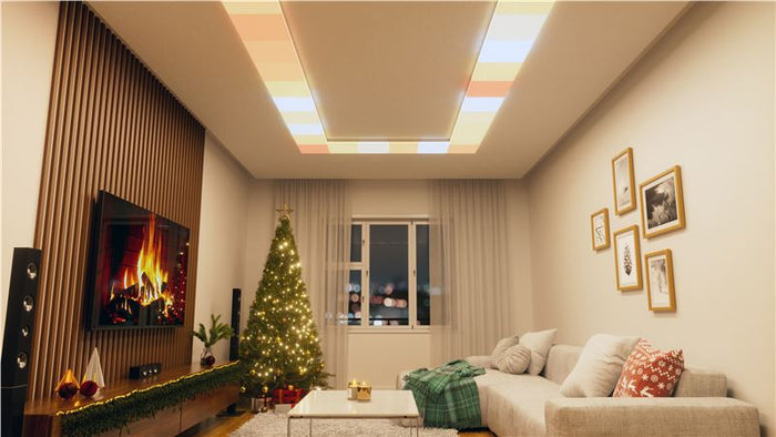 Kit 3 panouri luminoase de tavan Nanoleaf Skylight Starter Kit, Wi-Fi