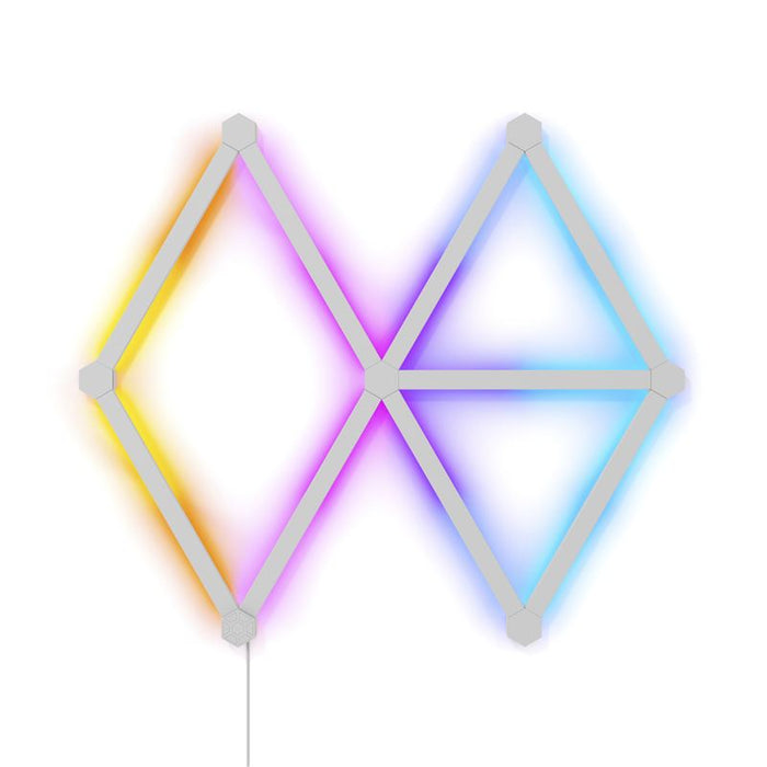 Kit 9 bare luminoase RGBW Nanoleaf Lines Starter Kit, Wi-Fi