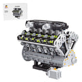 Lamborghini Aventador V12 Engine Building Blocks - LesDiy - Building Blocks -