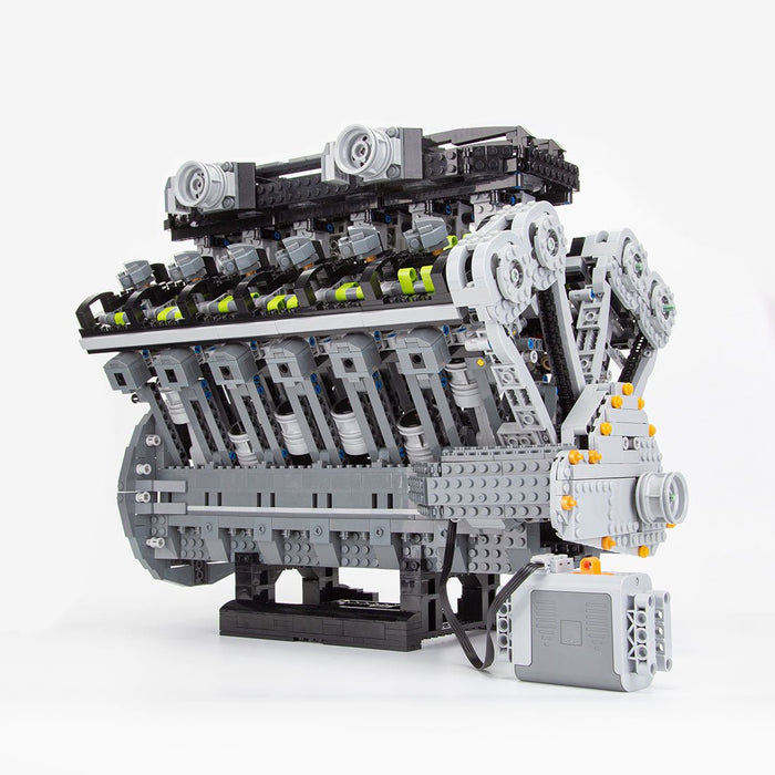 Lamborghini Aventador V12 Engine Building Blocks - LesDiy - Building Blocks -