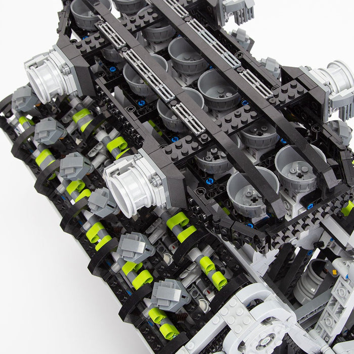 Lamborghini Aventador V12 Engine Building Blocks - LesDiy - Building Blocks -