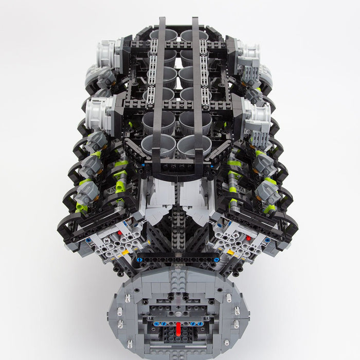 Lamborghini Aventador V12 Engine Building Blocks - LesDiy - Building Blocks -