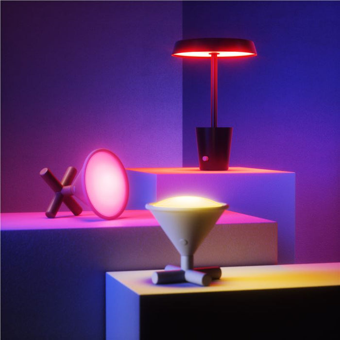 Lampă smart de masă Nanoleaf Smarter IQ Umbra Cono, portocaliu, Wi-Fi