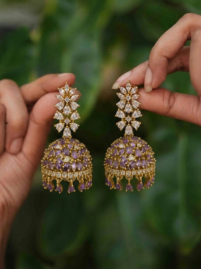 Lavender Victorian Jhumka