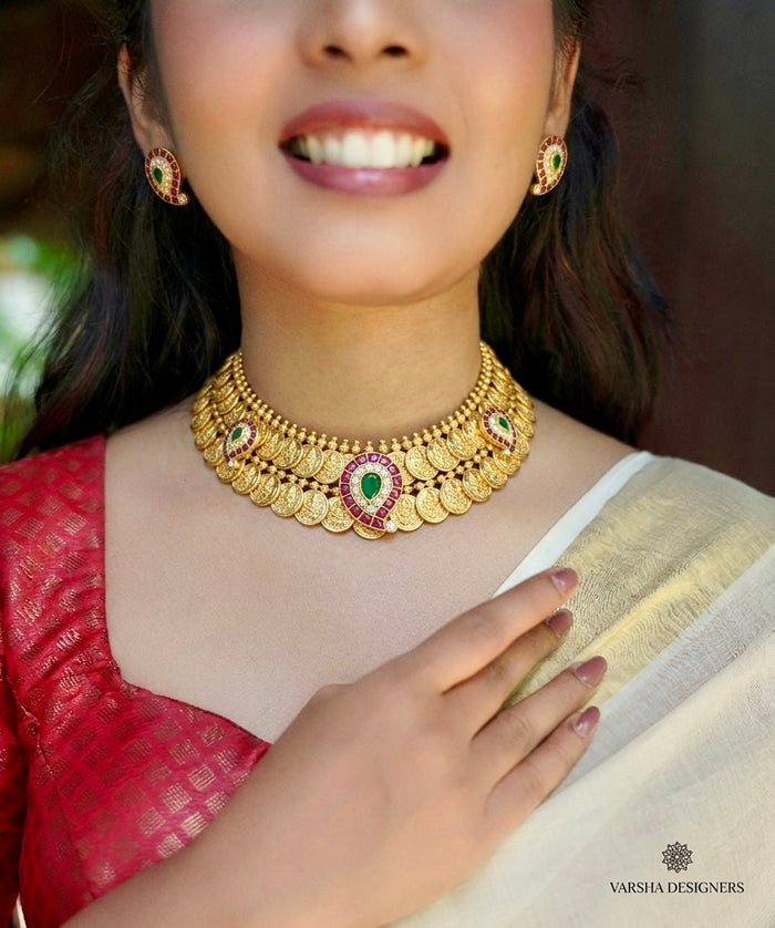 Layered Bridal Gold Kaasumala