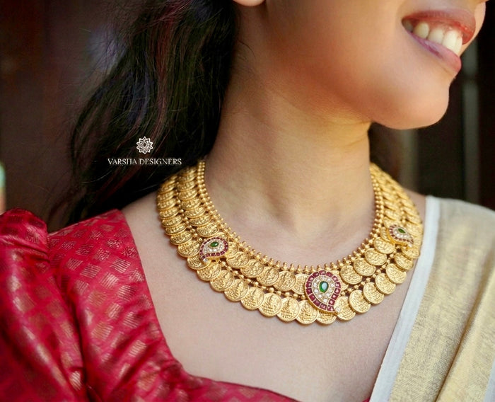 Layered Bridal Gold Kaasumala