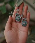 Light Weight Luscious Blue Party Wear Earrings