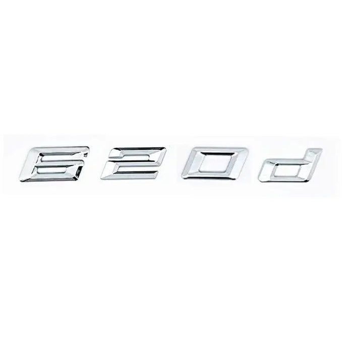 Car Craft Compatible With Bmw 6 Series E63 E64 F06 F12 G32 620D Chrome Badge Emblem Logo Letter - CAR CRAFT INDIA