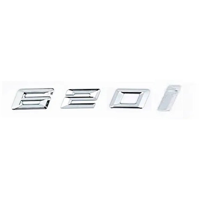 Car Craft Compatible With Bmw 6 Series E63 E64 F06 F12 G32 620i Chrome Badge Emblem Logo Letter - CAR CRAFT INDIA