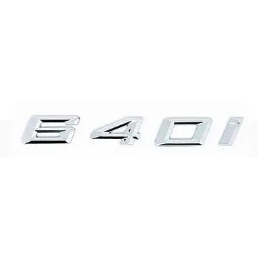 Car Craft Compatible With Bmw 6 Series E63 E64 F06 F12 G32 640i Chrome Badge Emblem Logo Letter - CAR CRAFT INDIA