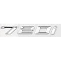Car Craft Compatible With Bmw 7 Series E65 E66 E67 F01 F02 G11 G12 G70 720i Chrome Badge Emblem Logo Letter - CAR CRAFT INDIA