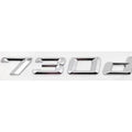 Car Craft Compatible With Bmw 7 Series E65 E66 E67 F01 F02 G11 G12 G70 730d Chrome Badge Emblem Logo Letter - CAR CRAFT INDIA