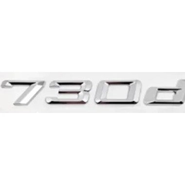 Car Craft Compatible With Bmw 7 Series E65 E66 E67 F01 F02 G11 G12 G70 730d Chrome Badge Emblem Logo Letter - CAR CRAFT INDIA