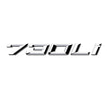 Car Craft Compatible With Bmw 7 Series E65 E66 E67 F01 F02 G11 G12 G70 730li Chrome Badge Emblem Logo Letter - CAR CRAFT INDIA
