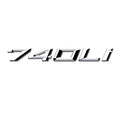 Car Craft Compatible With Bmw 7 Series E65 E66 E67 F01 F02 G11 G12 G70 740li Chrome Badge Emblem Logo Letter - CAR CRAFT INDIA
