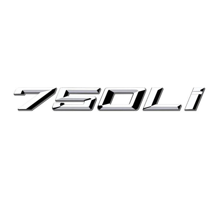 Car Craft Compatible With Bmw 7 Series E65 E66 E67 F01 F02 G11 G12 G70 750li Chrome Badge Emblem Logo Letter - CAR CRAFT INDIA