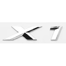Car Craft Compatible With Bmw X1 E84 F48 U11 X1 Chrome Badge Emblem Logo Letter - CAR CRAFT INDIA