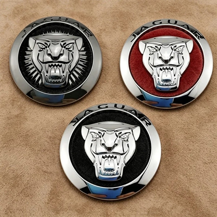 Logo Kraft Compatible With Jaguar Xf Xe Xjl Xfs Xkr F Pace Letter Logo Badge Emblem Sticker Chrome Grill Logo CC-10460