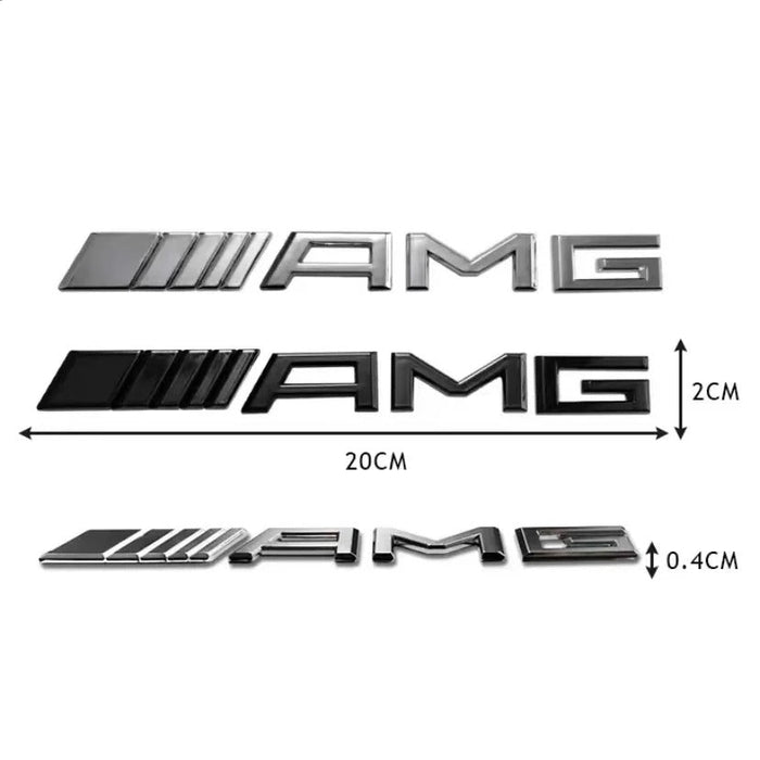 Logo Kraft Compatible With Mercedes A B C E G Gl Gle Gle Ml R S V Class Amg Badge Emblem Logo Letter Black CC-10715