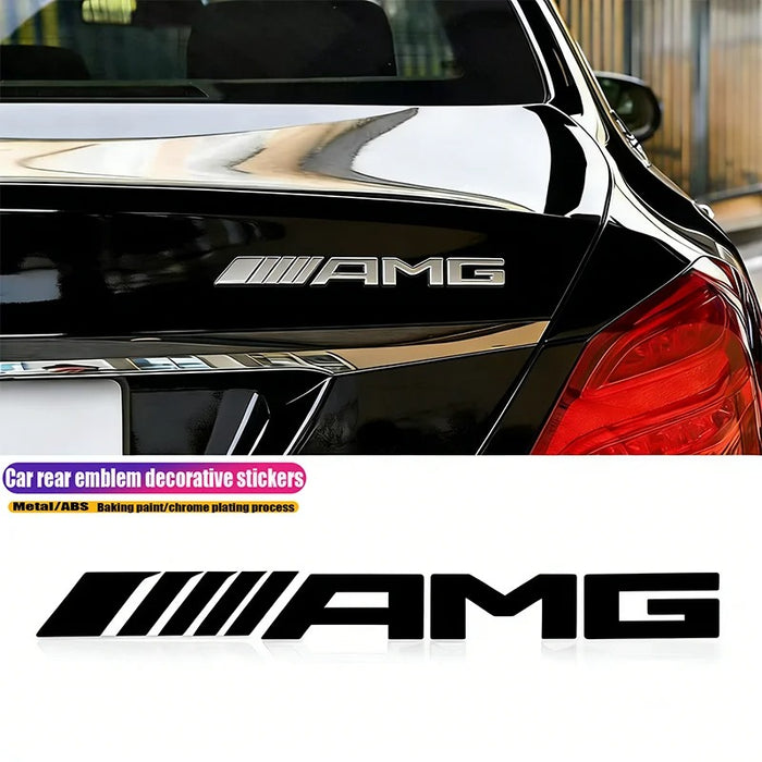Logo Kraft Compatible With Mercedes A B C E G Gl Gle Gle Ml R S V Class Amg Badge Emblem Logo Letter Black CC-10715