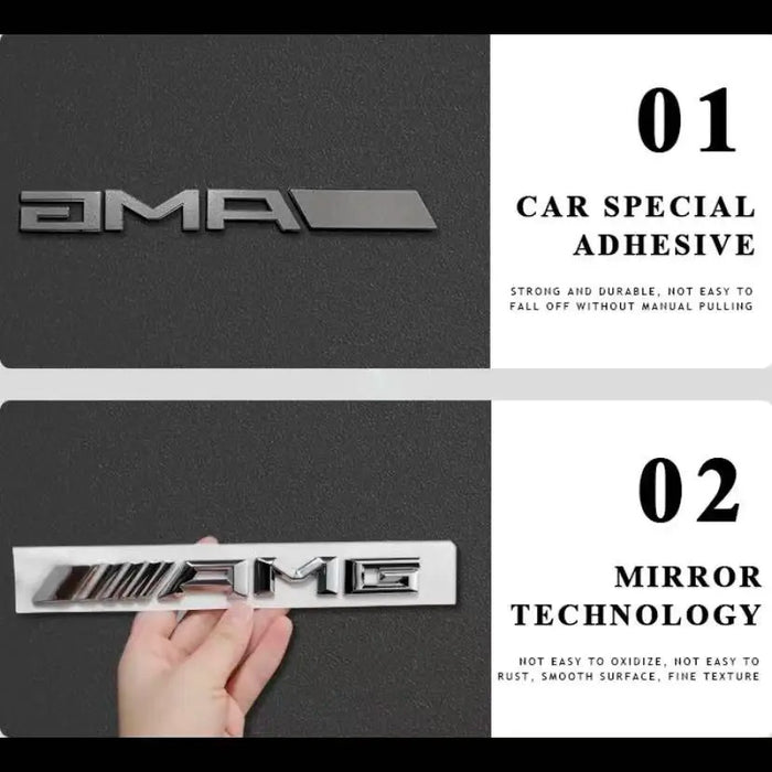 Logo Kraft Compatible With Mercedes A B C E G Gl Gle Gle Ml R S V Class Amg Badge Emblem Logo Letter CC-5631