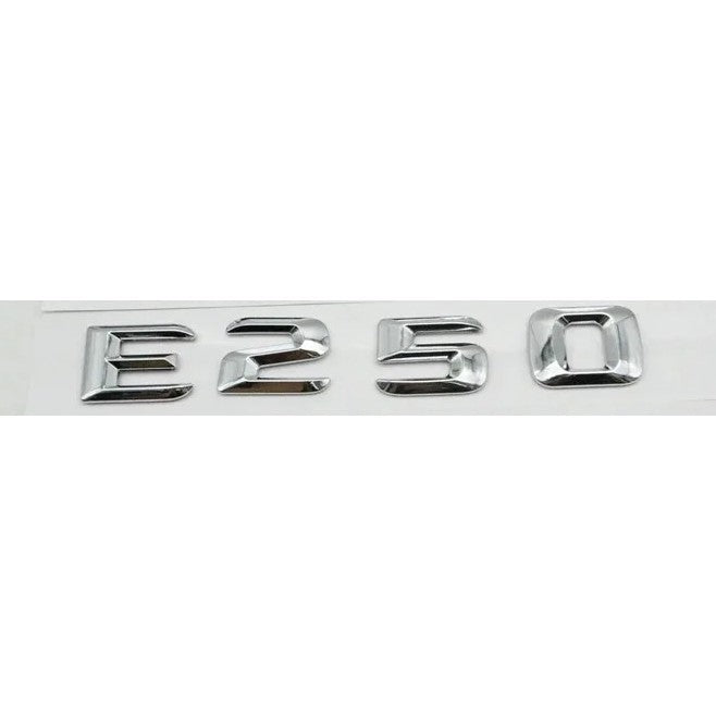 Logo Kraft Compatible With Mercedes E Class W212 W213 W214 W211 W207 Letter Logo Badge Emblem Sticker E250 CC-10503