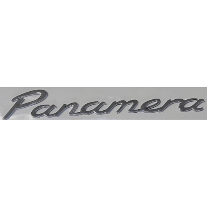 Logo Kraft Compatible With Porsche Panamera Letter Logo Badge Emblem Sticker Chrome CC-10442