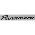 Logo Kraft Compatible With Porsche Panamera Letter Logo Badge Emblem Sticker Matt Black CC-10444