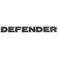 Logo Kraft Compatible With Range Land Rover Defender Letter Logo Badge Emblem Sticker Black 475x30mm CC-10453