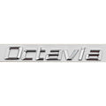Logo Kraft Compatible With Skoda Octavia Letter Logo Badge Emblem Sticker Logo Chrome Silver 2 CC-10714