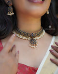 Luxurious Sapphire Stone Kemp Choker