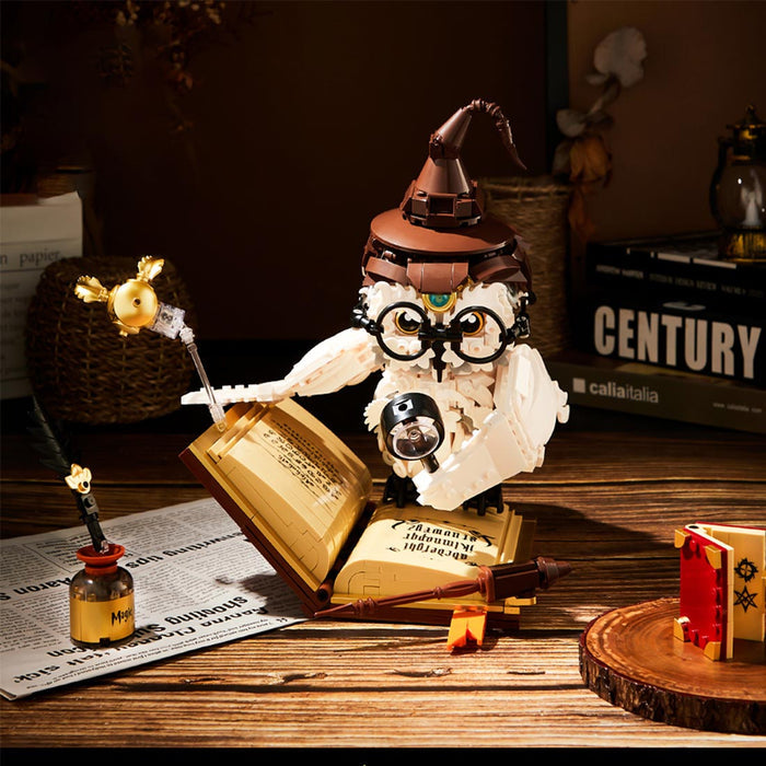 Magic Professor Owl Building Blocks Set - LesDiy -