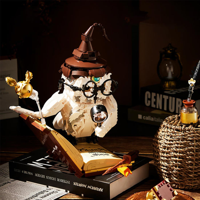 Magic Professor Owl Building Blocks Set - LesDiy -