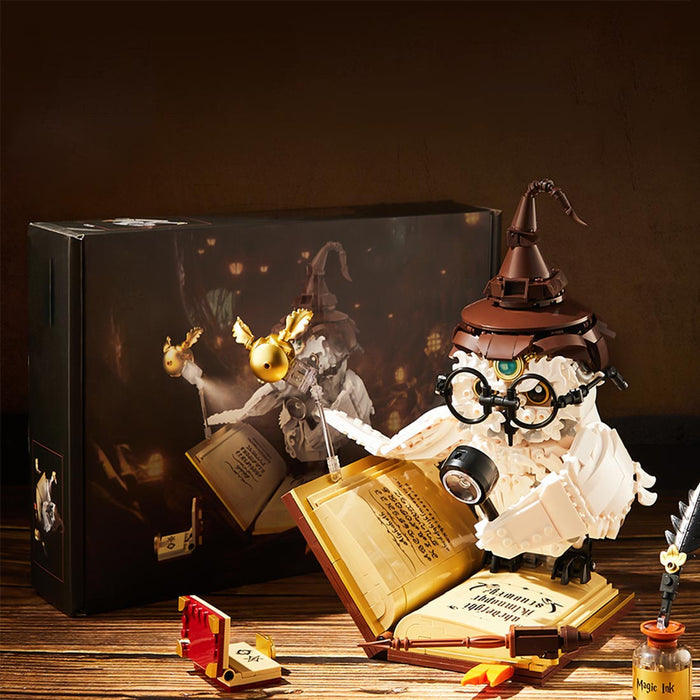 Magic Professor Owl Building Blocks Set - LesDiy -