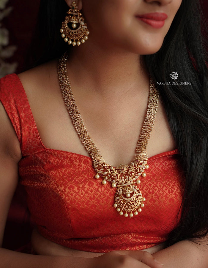 Matte Finish Chaandbaali Bridal Haaram