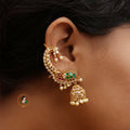 Matte Finish Earcuff Jhumkas