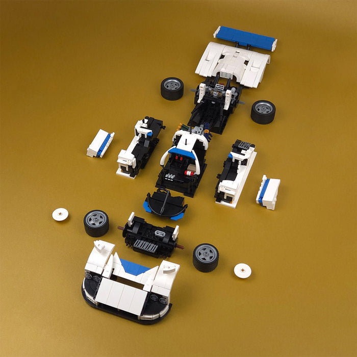 Mazda: Japanese LeMens Legend Racing Car Building Blocks (gobricks) - LesDiy -
