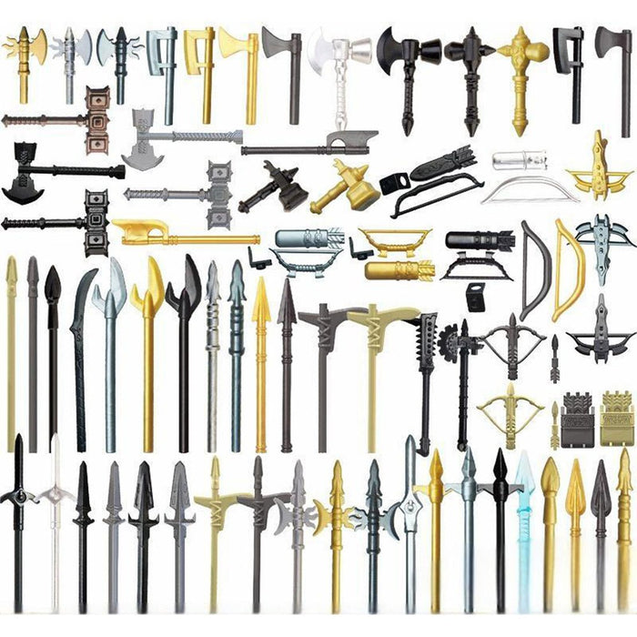 Medieval Arms Figure Wear Building Blocks - LesDiy -