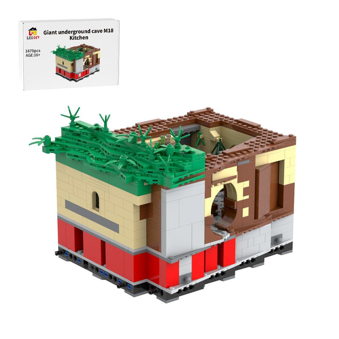 Medieval Cavern Dwelling M18 Modular Building Blocks - LesDiy - Building Blocks -