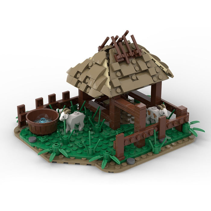 Medieval DIY Animals Ranch Building Blocks - LesDiy -