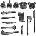 Medieval Orc Arms and Armor Building Blocks Accessories - LesDiy -